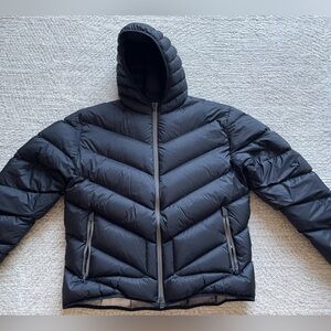 Peter Millar Apres Ski Bomber Jacket, Mens XL, Black